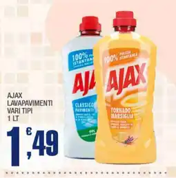 Splendidi e Splendenti AJAX LAVAPAVIMENTI VARI TIPI offerta