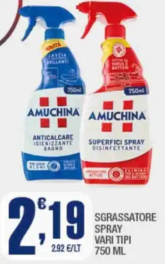 Splendidi e Splendenti AMUCHINA SGRASSATORE SPRAY offerta
