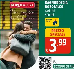 Tigros Bagnodoccia Borotalco offerta