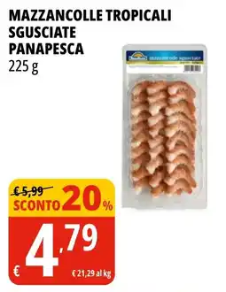 Tigros Mazzancolle tropicali sgusciate panapesca offerta