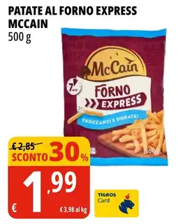Tigros Patate al forno express McCain offerta