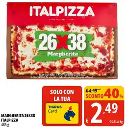 Tigros Margherita Italpizza offerta