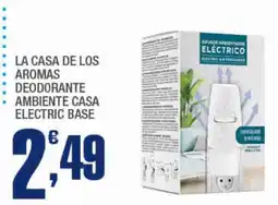 Splendidi e Splendenti LA CASA DE LOS AROMAS DEODORANTE AMBIENTE CASA ELECTRIC BASE offerta