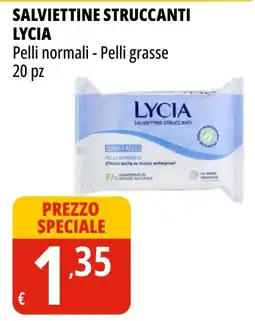 Tigros Salviettine struccanti Lycia offerta