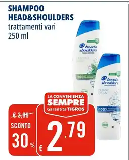 Tigros Shampoo Head&Shoulders offerta