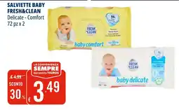 Tigros Salviette Baby Fresh&Clean offerta