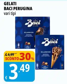 Tigros Gelati Baci Perugina offerta