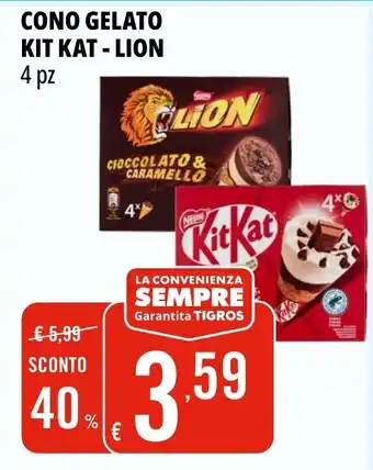 CONO GELATO KIT KAT - LION