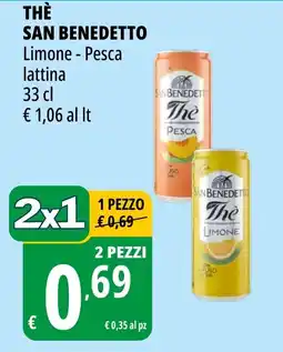 Tigros Thè San Benedetto offerta