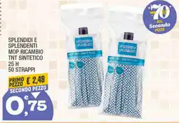 Splendidi e Splendenti Splendidi e splendenti mop ricambio tnt sintetico 25 H offerta