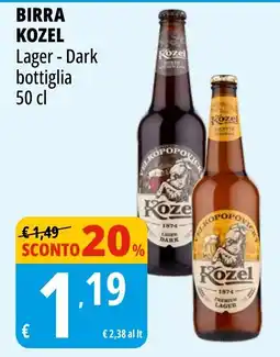 Tigros Birra Kozel Lager - Dark offerta