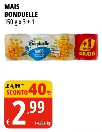 Tigros MAIS BONDUELLE offerta