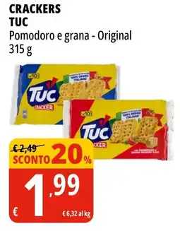 Tigros CRACKERS TUC Pomodoro e grana - Original offerta