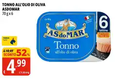 Tigros Tonno all'olio di oliva ASDOMAR offerta