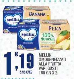 Splendidi e Splendenti Mellin omogeneizzati alla frutta offerta