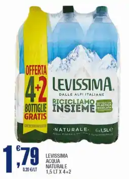 Splendidi e Splendenti LEVlSSIMA ACQUA NATURALE offerta