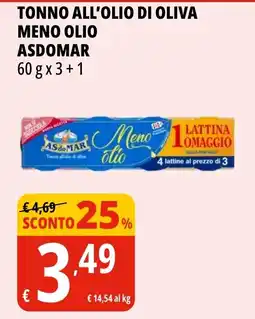 Tigros Tonno all'olio di oliva ASDOMAR offerta