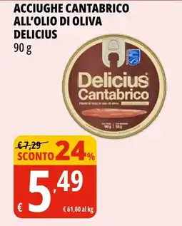 Tigros Acciughe Cantabrico Delicius offerta