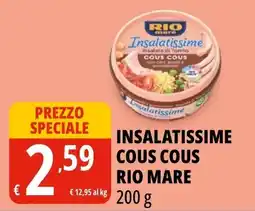 Tigros Insalatissime Cous Cous Rio Mare offerta