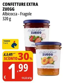Tigros Confettura extra Zuegg offerta