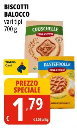 Tigros Biscotti Balocco offerta