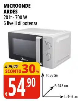 Tigros MICROONDE ARDES offerta