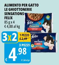 Tigros Alimento per gatto Le Ghiottonerie Sensations Felix offerta