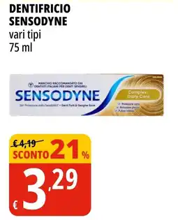 Tigros DENTIFRICIO SENSODYNE offerta