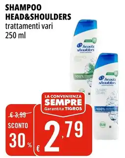 Tigros Shampoo Head&Shoulders offerta