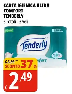 Tigros CARTA IGIENICA ULTRA COMFORT TENDERLY offerta
