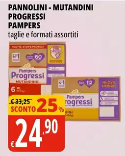 Tigros Pannolini - Mutandini Progressi Pampers offerta