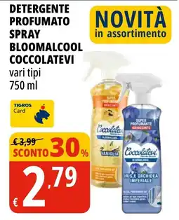 Tigros Detergente profumato spray Bloomalcool Coccoletivi offerta