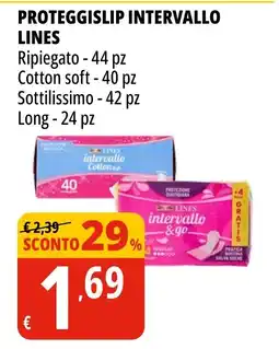 Tigros PROTEGGISLIP INTERVALLO LINES offerta
