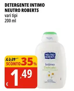 Tigros Detergente Intimo Neutro Roberts offerta