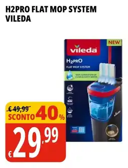 Tigros H2PRO FLAT MOP SYSTEM VILEDA offerta