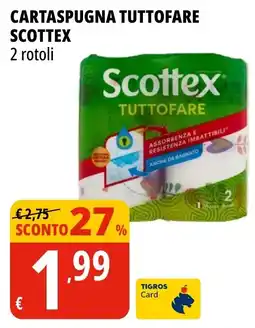 Tigros Cartaspugna Tuttofare Scottex offerta