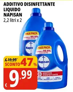 Tigros Additivo disinfettante liquido Napisan offerta