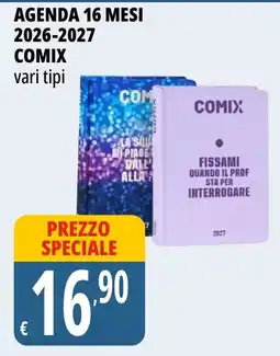 Tigros AGENDA 16 MESI COMIX offerta