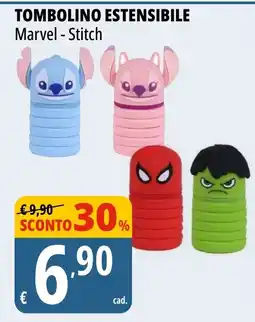 Tigros Tombolino estensibile Marvel - Stitch offerta