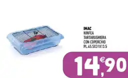 Ayoka Imac ninfea tartarughiera con coperchio offerta