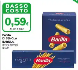 Basko Pasta di semola Barilla offerta