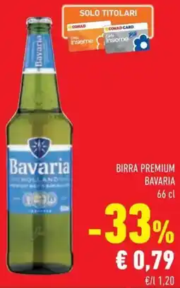 Conad Birra premium Bavaria offerta