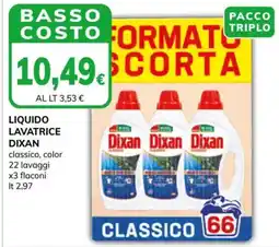 Basko Liquido lavatrice Dixan classico offerta