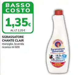 Basko Sgrassatore Chante Clair offerta