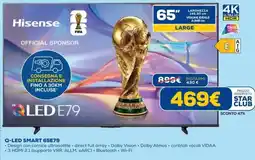 DIMOStore Hisense Q-LED SMART 65E79 offerta