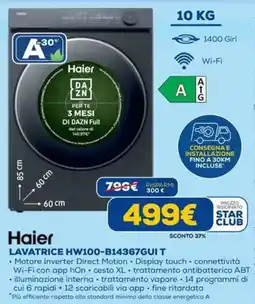DIMOStore Haier lavatrice HW100-B14367GUIT offerta
