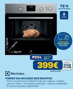 DIMOStore Electrolux forno da incasso EOC3S44TX2 offerta