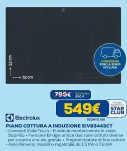DIMOStore Electrolux piano cottura a induzione EIV83443CT offerta