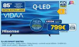 DIMOStore Hisense Q-LED smart 85E79Q offerta