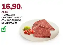 Basko TRAMEZZINI DI BOVINO ADULTO CON PROSCIUTTO E FORMAGGIO offerta